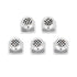 Onyx and Mother of Pearl Checker Step 5-Studs by Cufflinks.com
