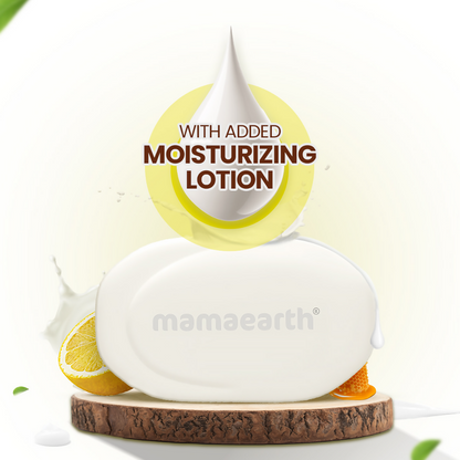Mamaearth Vitamin C Moisturizing Lotion Soap (Buy 3 Get 1 Free) - Limited Time Offer