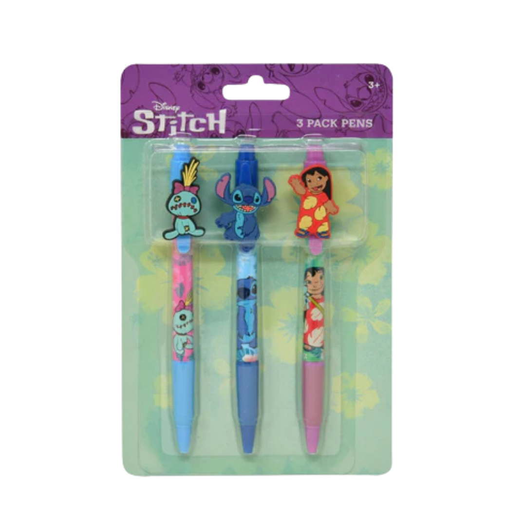 Disney Stitch Ballpoint Pens (3 pack) by Farmacias Savia
