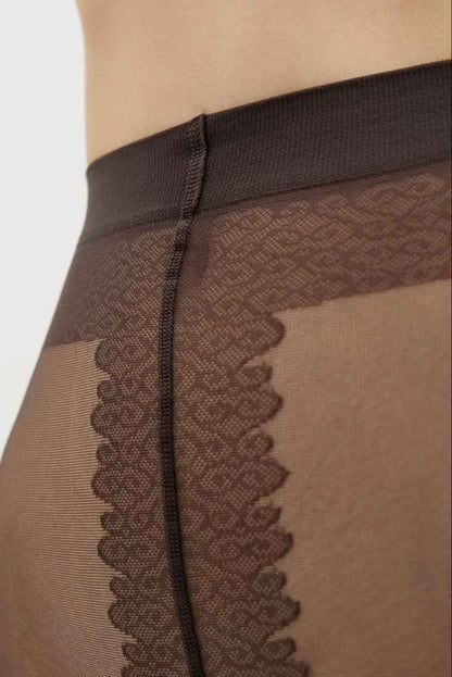 Fantasy Tights Conte Bonheur - Hearts Pattern