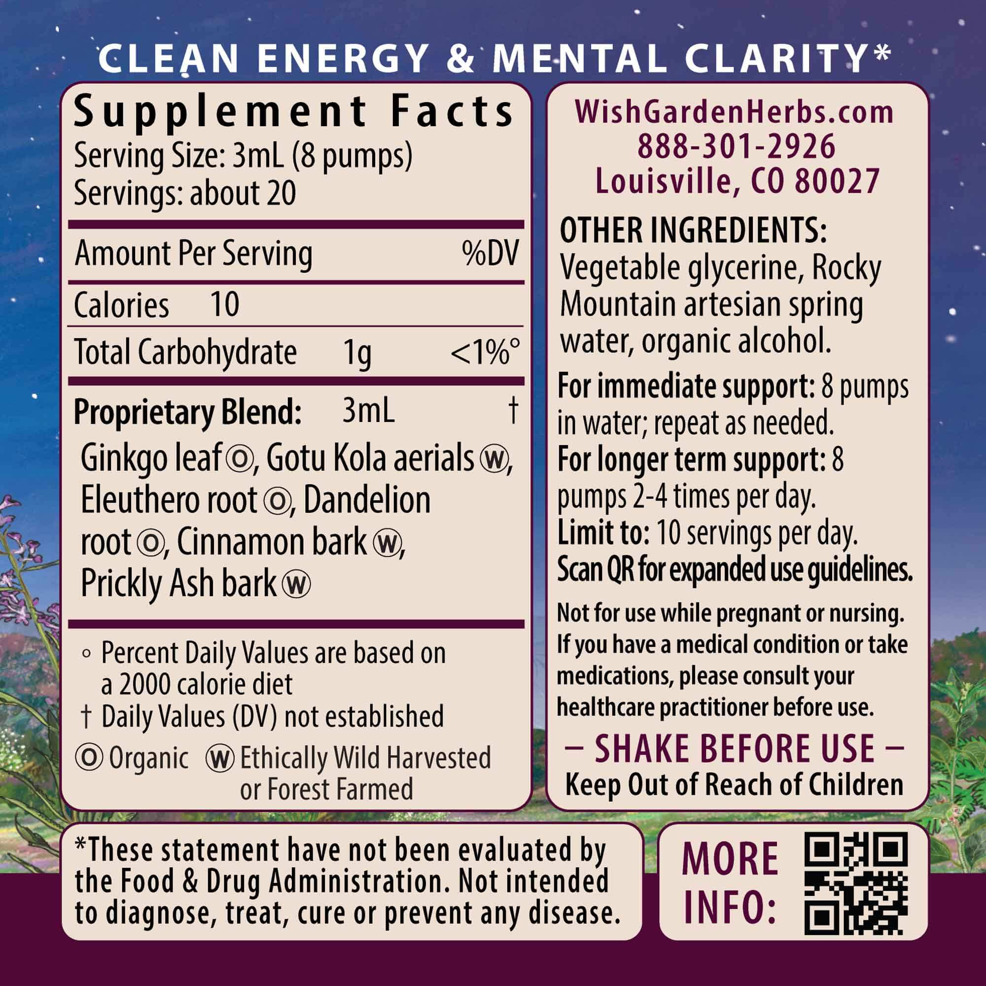 Genius Juice Cognitive Aid by WishGarden Herbs