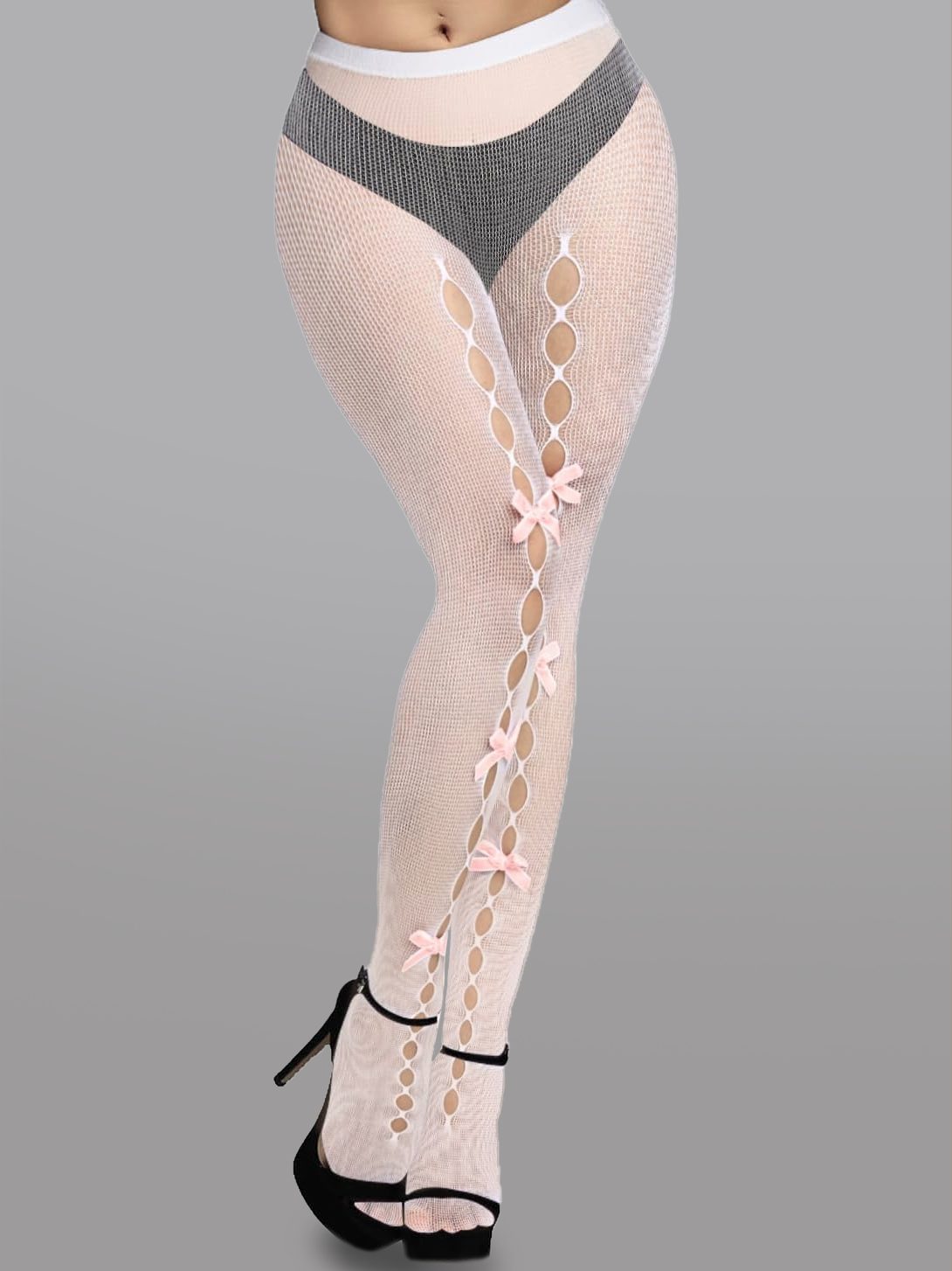 Cute Bow Hollow Out Tights - DestGlow