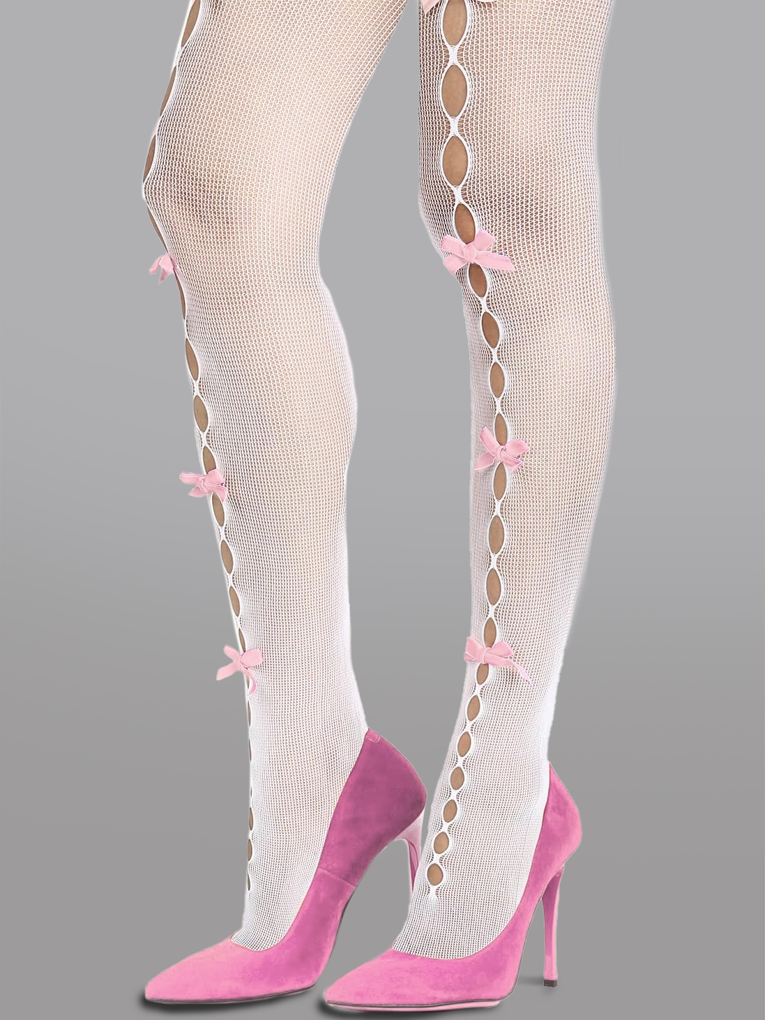 Cute Bow Hollow Out Tights - DestGlow