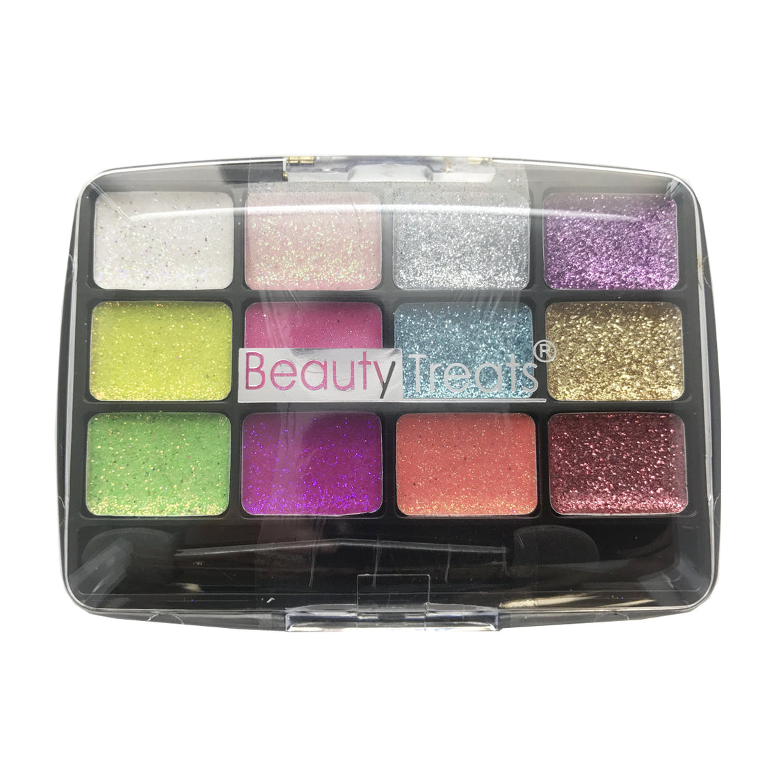 BEAUTY TREATS 12 Colors Glitter Palette - Confetti 