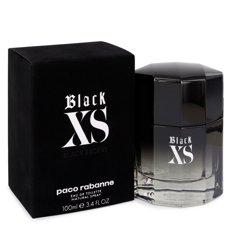 Black XS by Paco Rabanne Eau De Toilette Spray (2018 New Packaging) 3.4 oz for Men 
