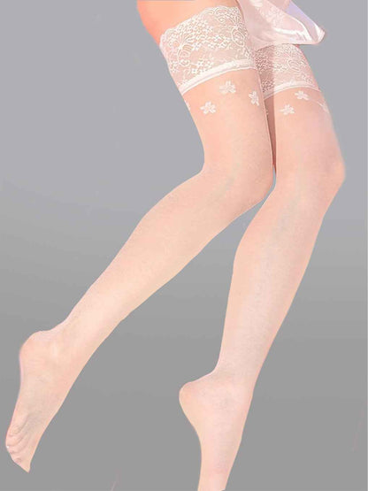 Flower Lace High Stockings
