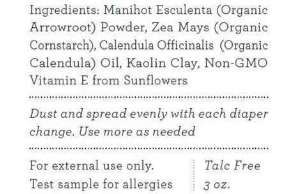ORGANIC BABY POWDER - Talc Free