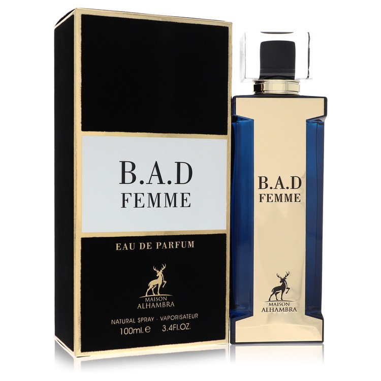 B.A.D Femme by Maison Alhambra Eau De Parfum Spray 3.4 oz for Women 