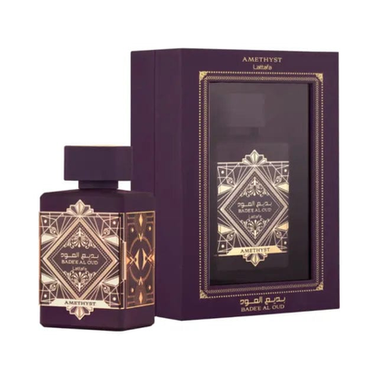 Badee Oud Amethyst By Lattafa Unisex 3.4oz EDP Spray by perfumesandrea