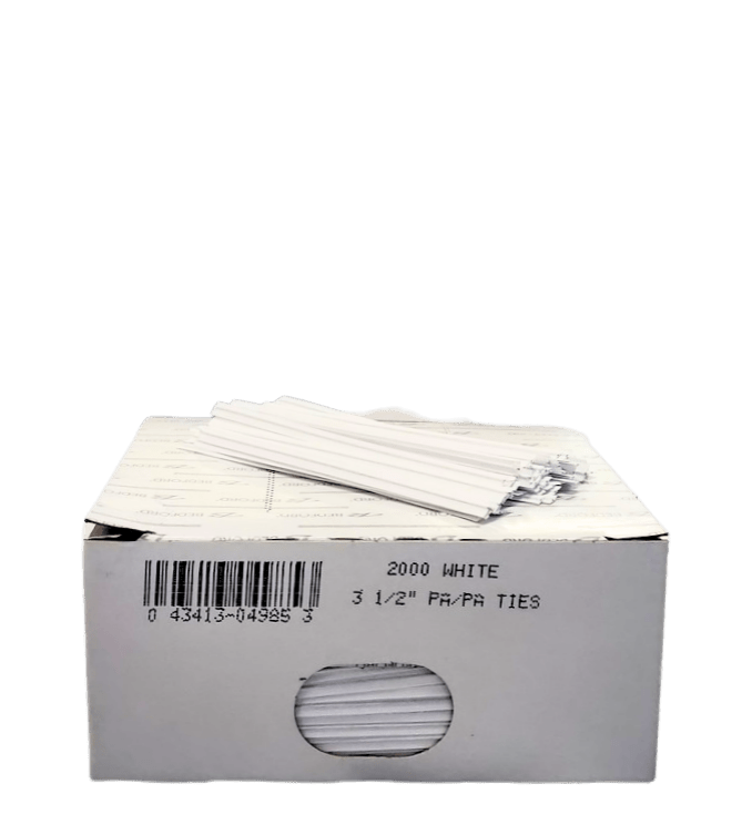 Bag Ties, Paper, 3.5", 2000 Count by Country Life Natural Foods