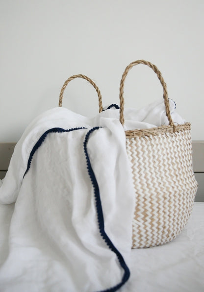 3-Piece Newborn Essential Gift Set - Hooded Towel, Swaddle & Toy Rattle