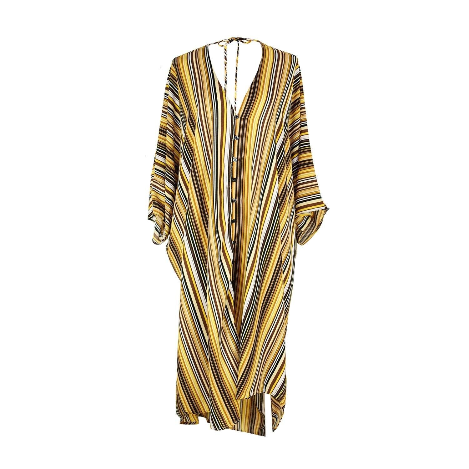 Bank Striped Tunic Caftan Set by Jennafer Grace