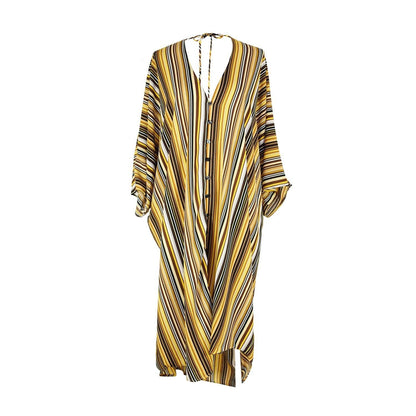 Bank Striped Tunic Caftan Set by Jennafer Grace
