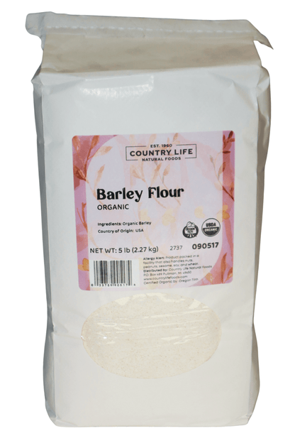 Barley Flour, Organic by Country Life Natural Foods