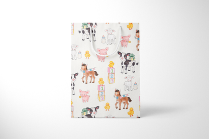 Barnyard Baby Bash Gift Bag by Deck &amp; Adorn