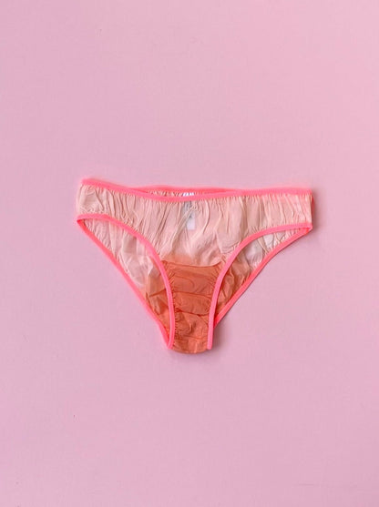 Basic Sheer Gradient Panty w/ Trim - lingerie &amp; underwear