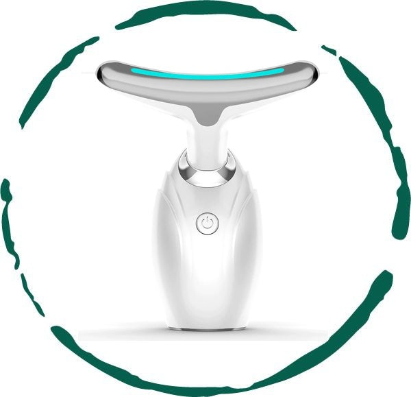 Neck &amp; Face Lifting LED Therapy Device  DestGlow
