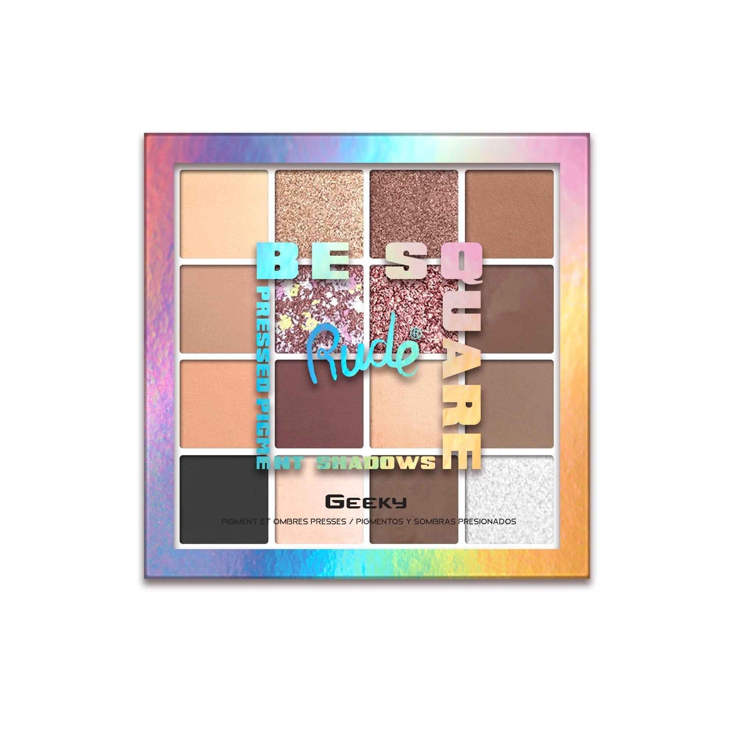RUDE Be Square Pressed Pigments &amp; Shadows
