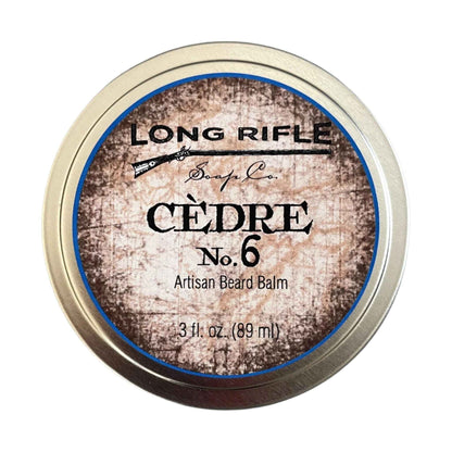 Long Rifle Soap Co. Cedre No.6 Beard Balm/Oil Collection