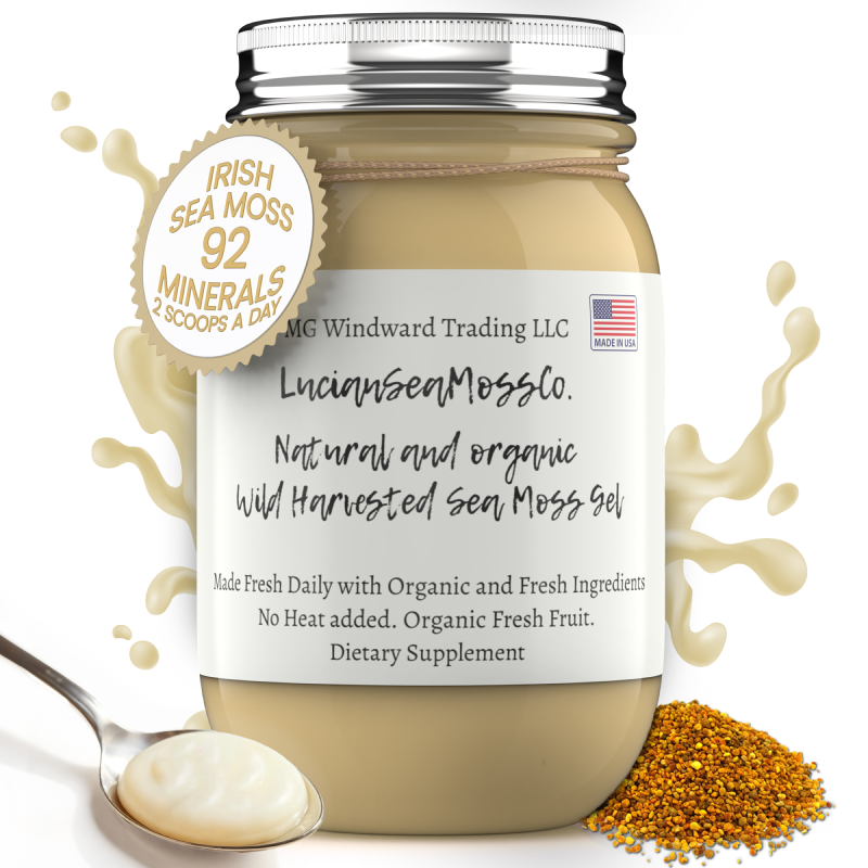 Bee Pollen Infused Organic Sea Moss Gel