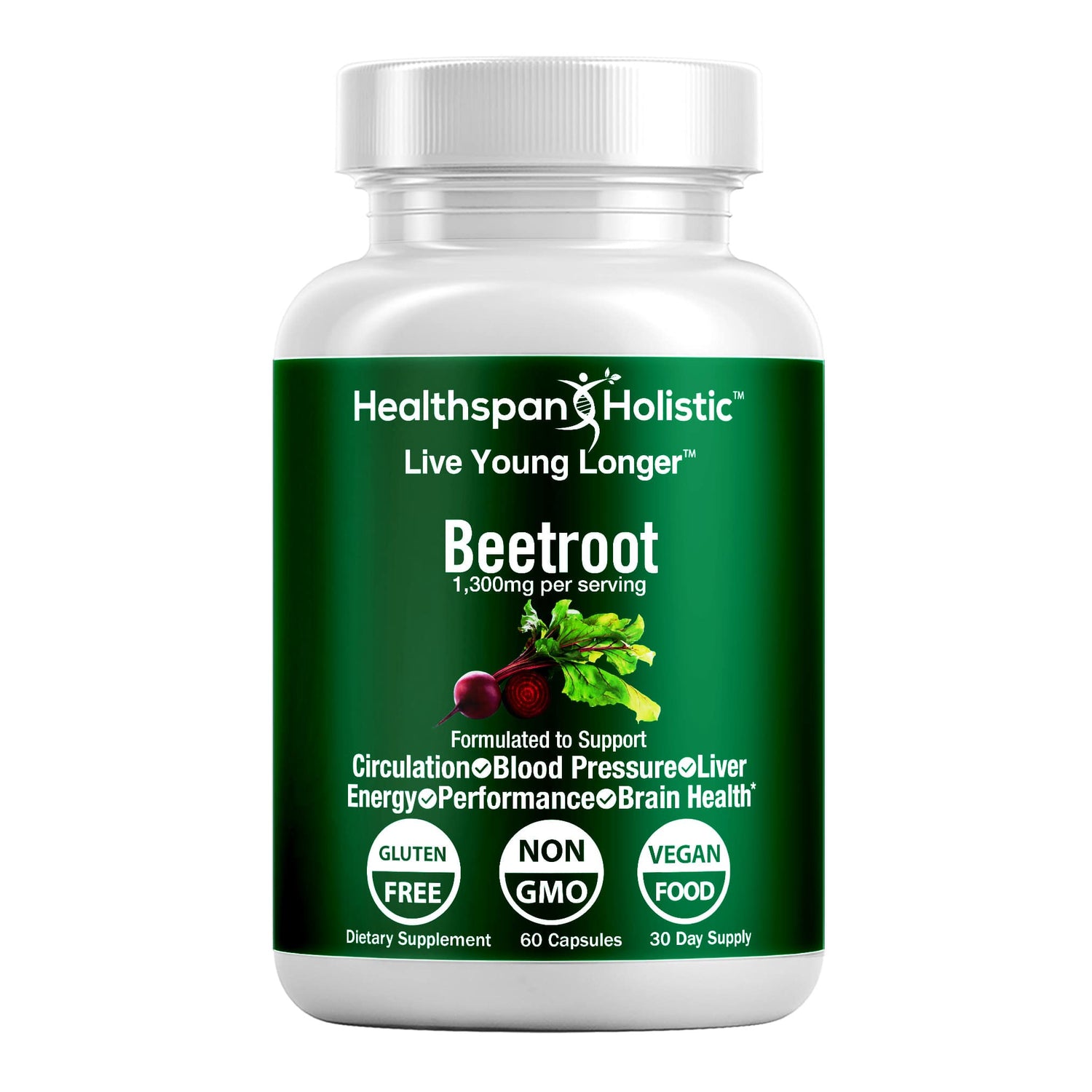 Organic Beetroot 60 Capsules