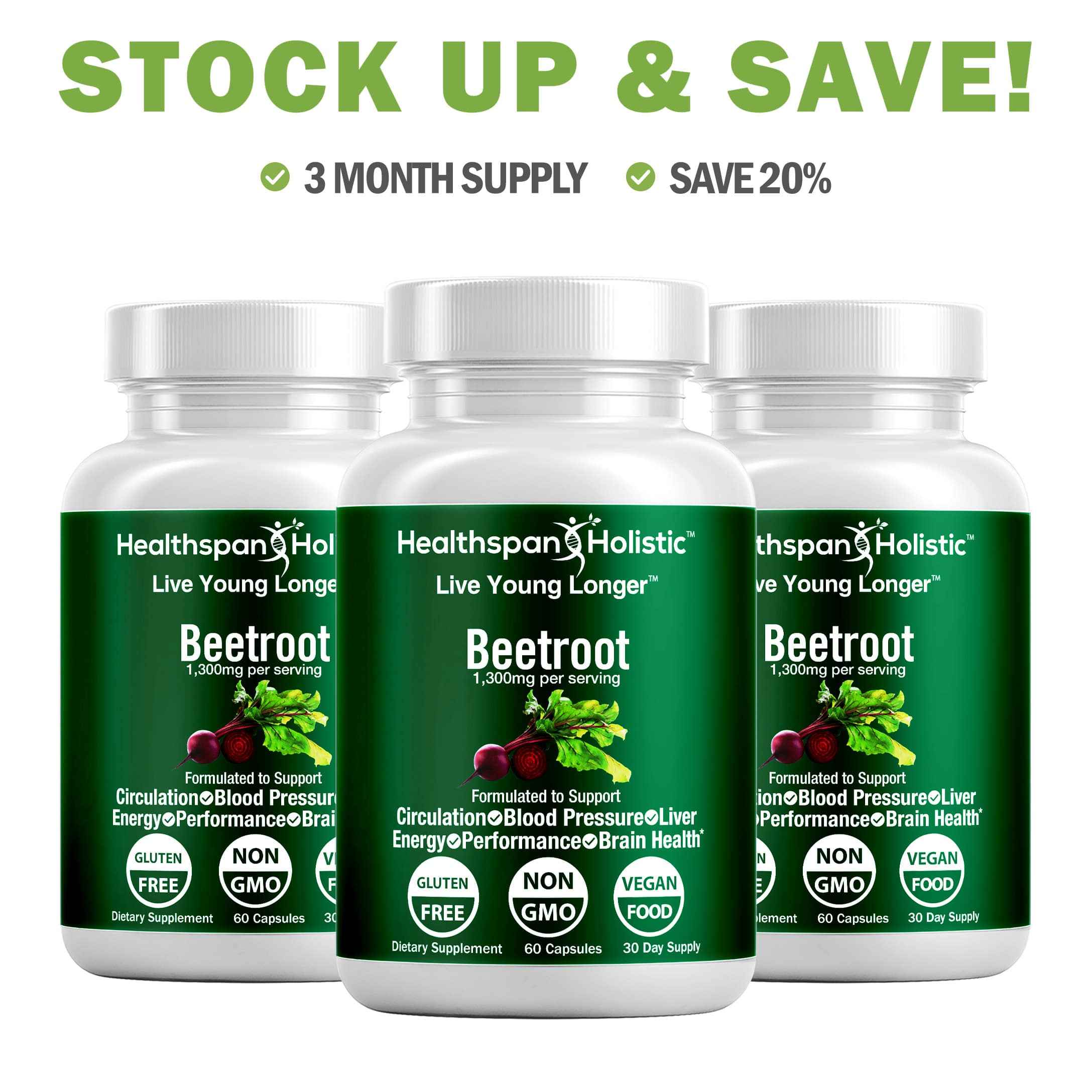 Organic Beetroot 60 Capsules