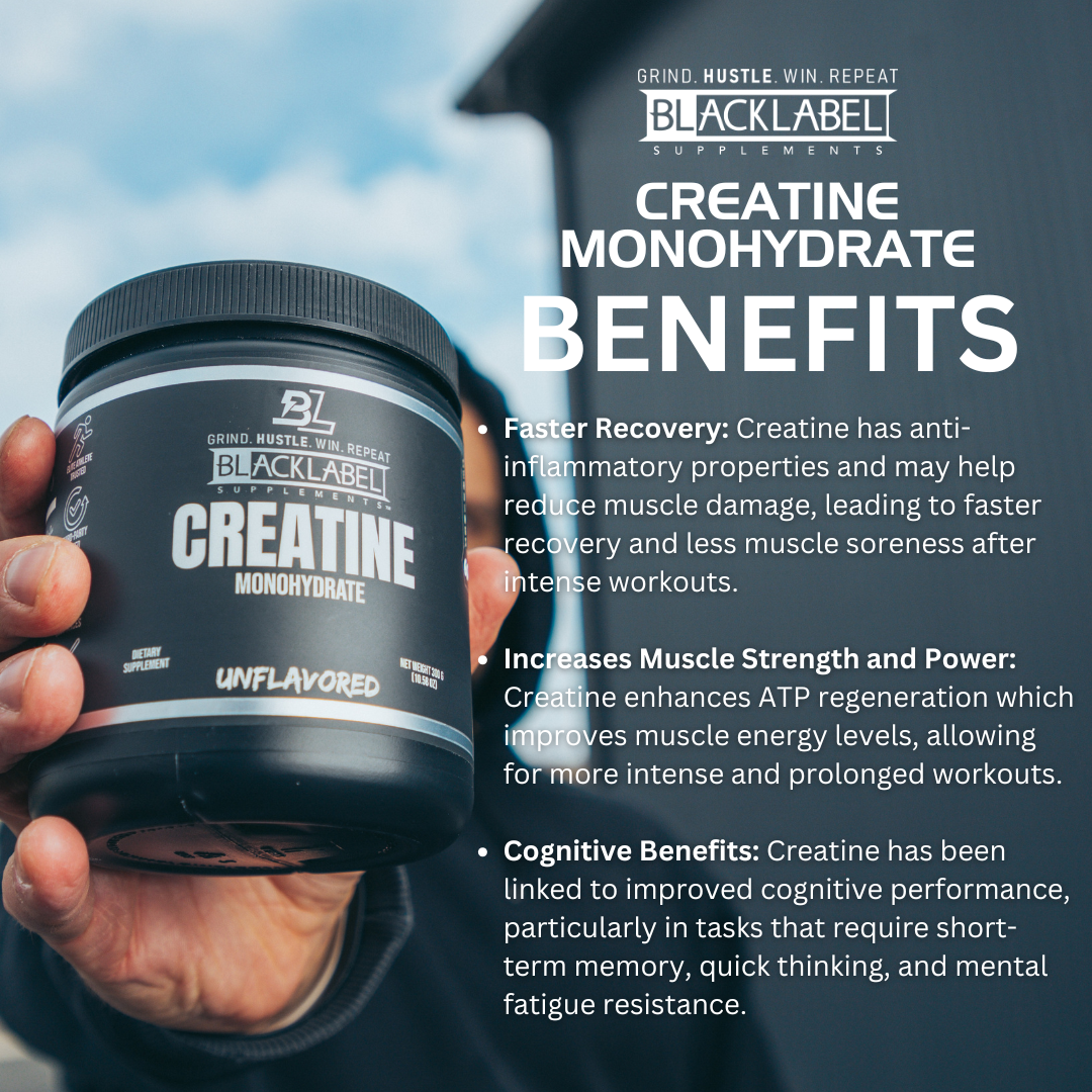 CREATINE MONOHYDRATE by BLACKLABEL Supplements