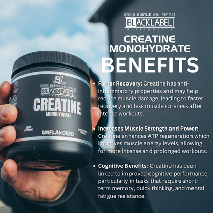 CREATINE MONOHYDRATE by BLACKLABEL Supplements
