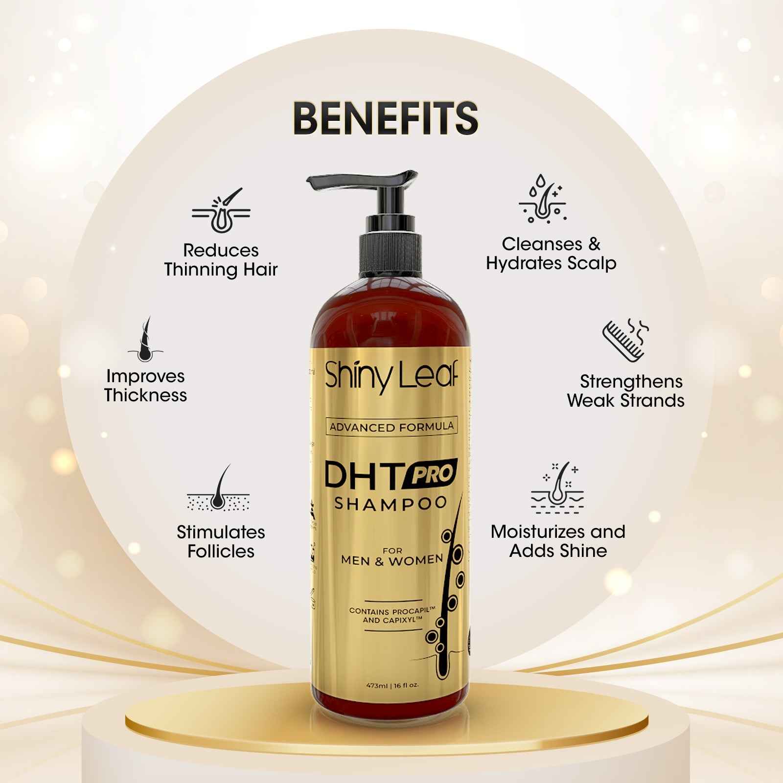 DHT Pro Shampoo and Conditioner with Procapil and Capixyl