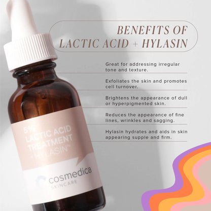 5% Lactic Acid Treatment + Hylasyn by Cosmedica Skincare