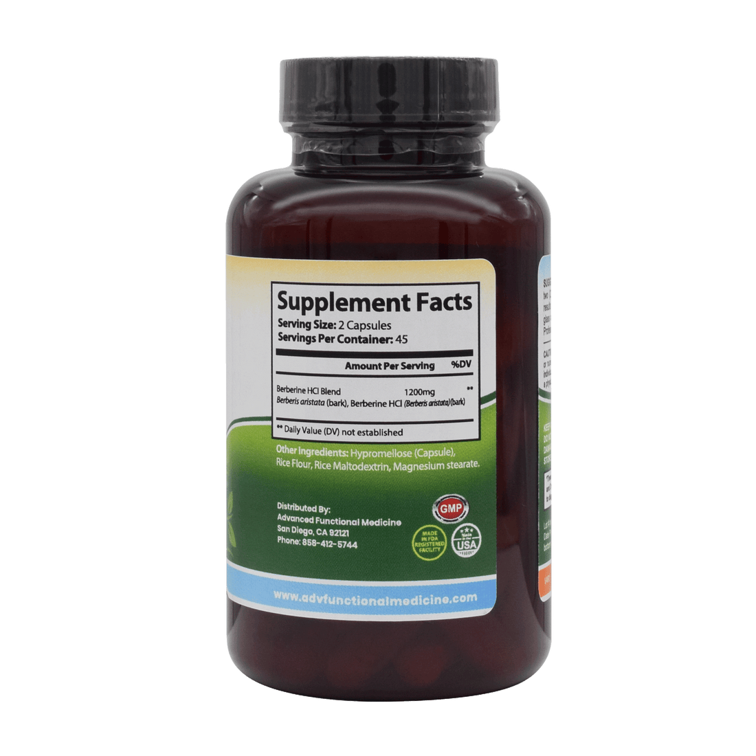 Berberine 90ct. (supports metabolism, may assist in healthy A1c levels)