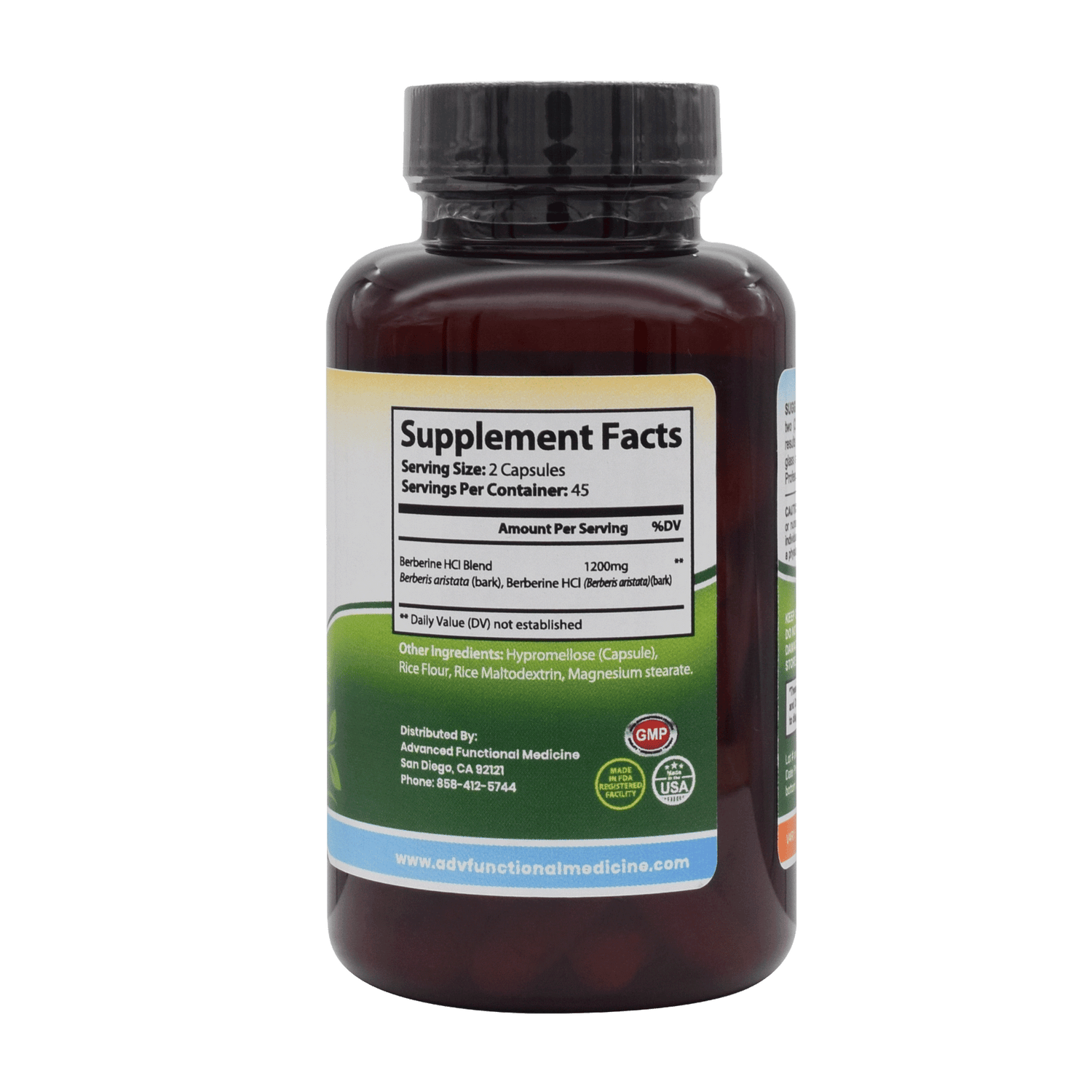 Berberine 90ct. (supports metabolism, may assist in healthy A1c levels)