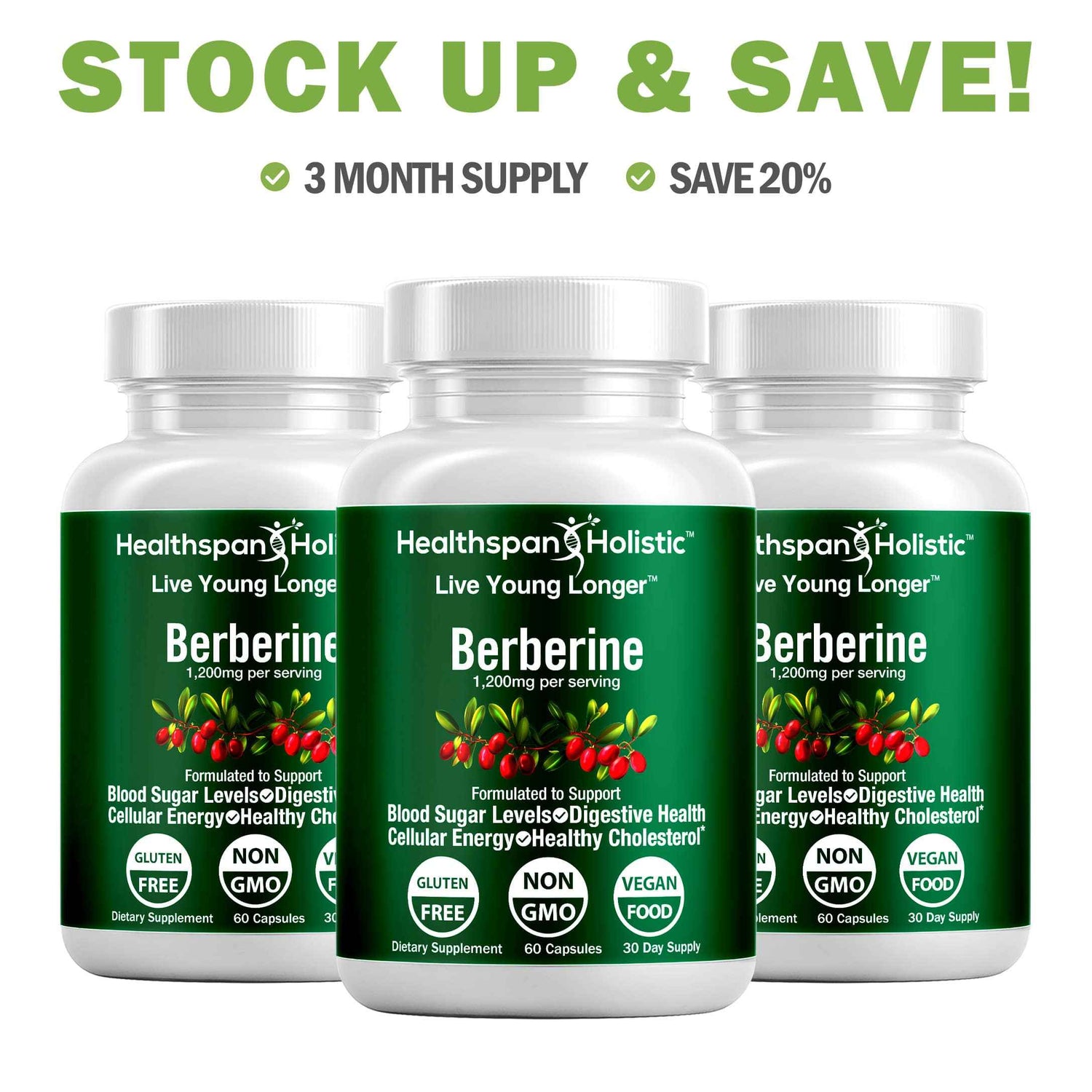 Berberine 60 Capsules