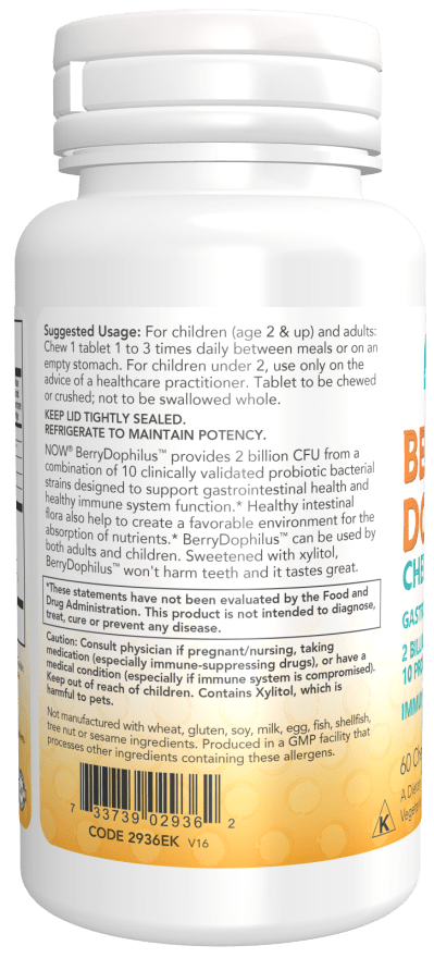 Berry Dophilus Chewables by Country Life Natural Foods