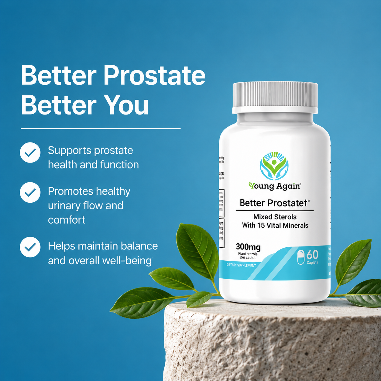 Better Prostate - Supplement for Prostate Solution by Young Again