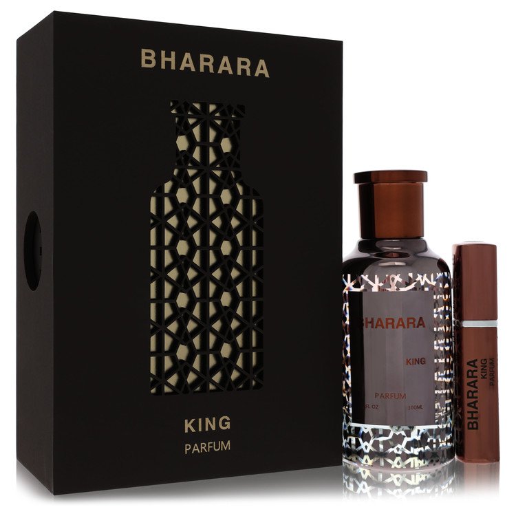 Bharara King by Bharara Beauty Parfum Spray + Refillable Travel Spray 3.4 oz for Men 