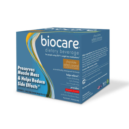 30G Protein Chocolate Salted Caramel Biocare Dietary Beverage (14-Count)
