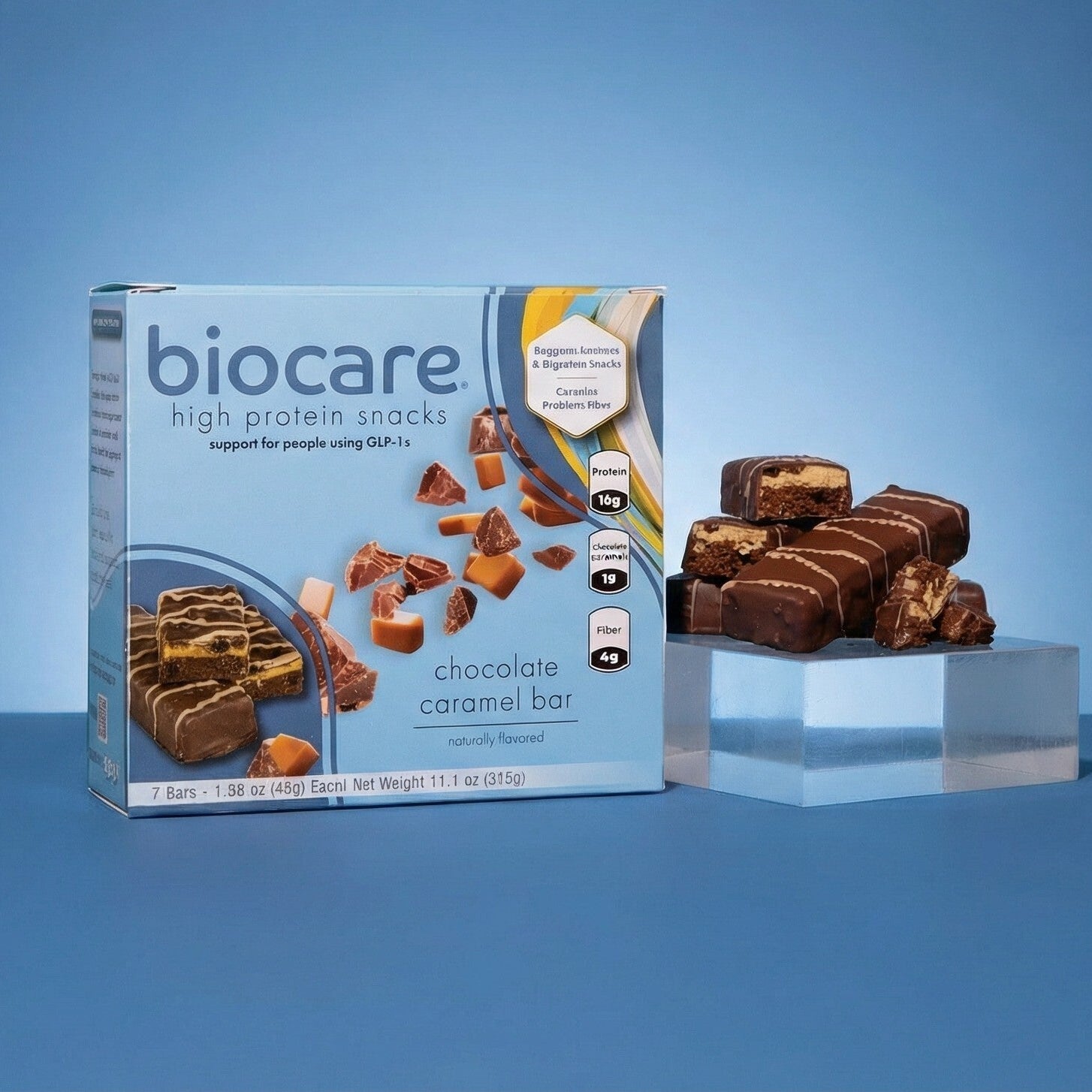 High Protein Chocolate Caramel Bar by Biocare