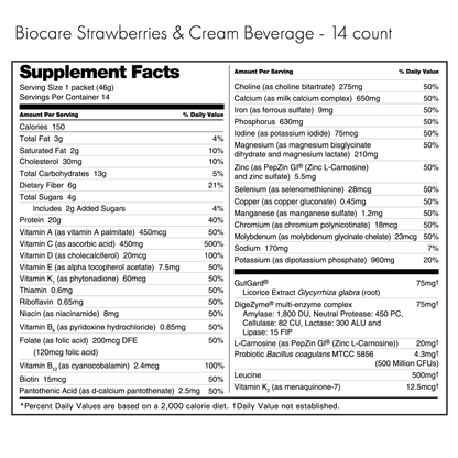 Strawberries &amp; Cream Beverage