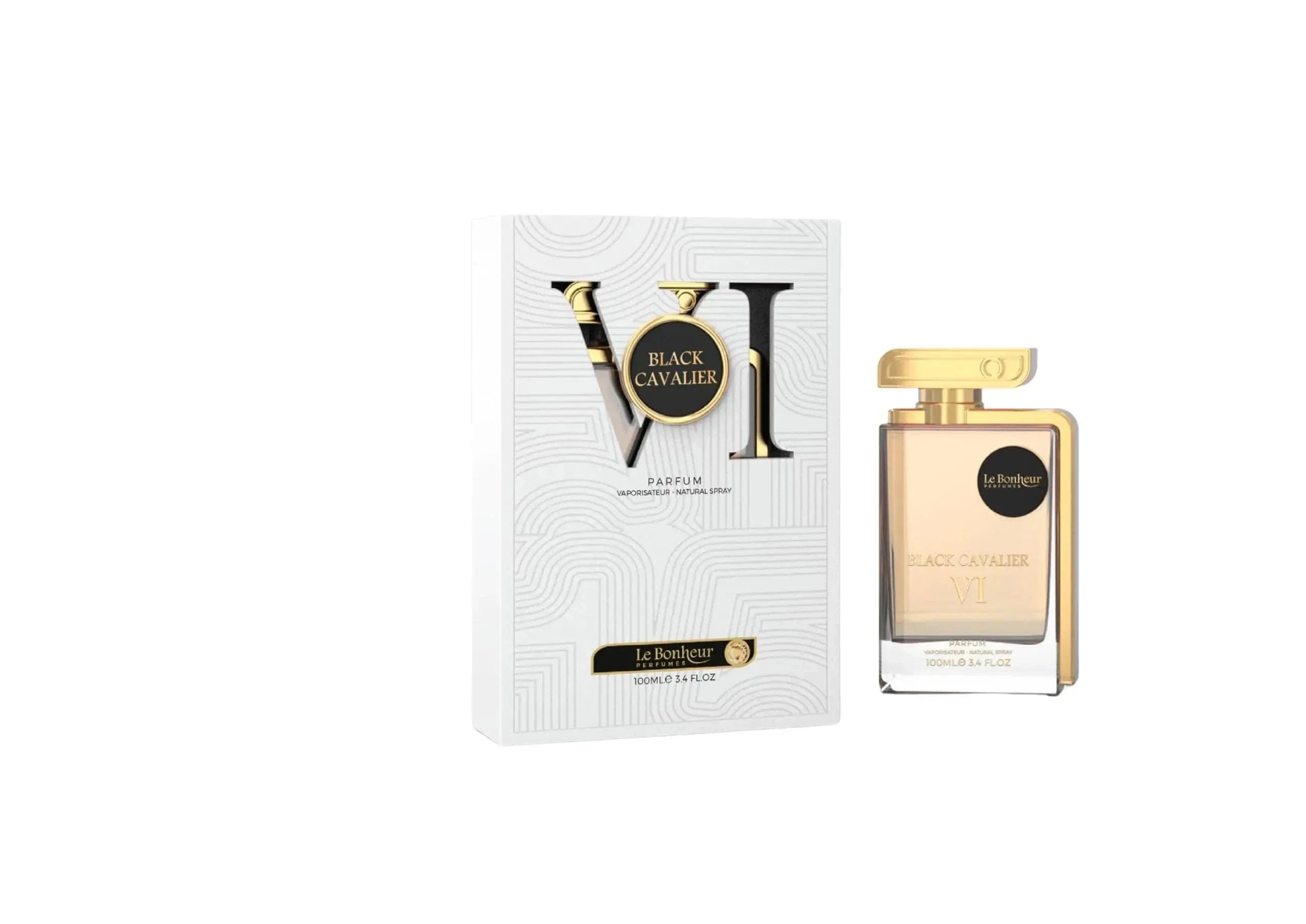 Black Cavalier VI By Le Bonheur For Men 3.4oz EDP Spray by perfumesandrea