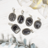 Black Sulemani Agate Pendants – Natural Crystal Pendants Healing Cabochon Pendants  DestGlow