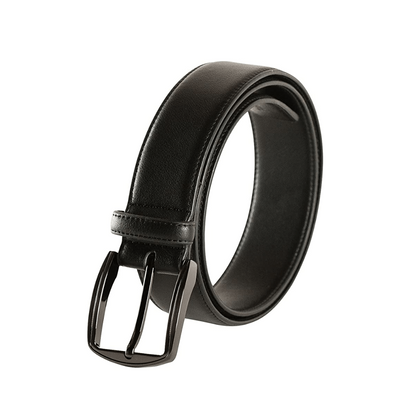 Polished Gunmetal Vegan Belt Size 30 only by Doshi FCSA
