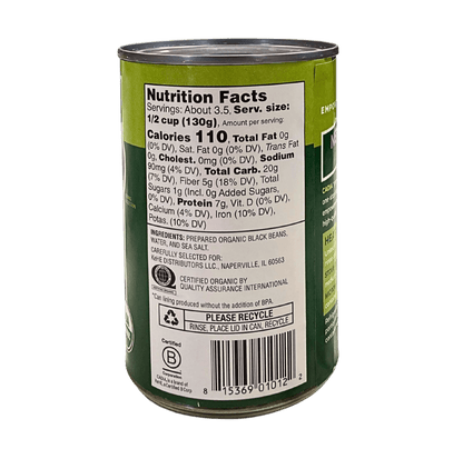 Black Beans, Organic, Cadia by Country Life Natural Foods