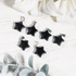 Black Tourmaline Star Pendant Necklace – Natural Crystal Gemstone Jewelry  DestGlow