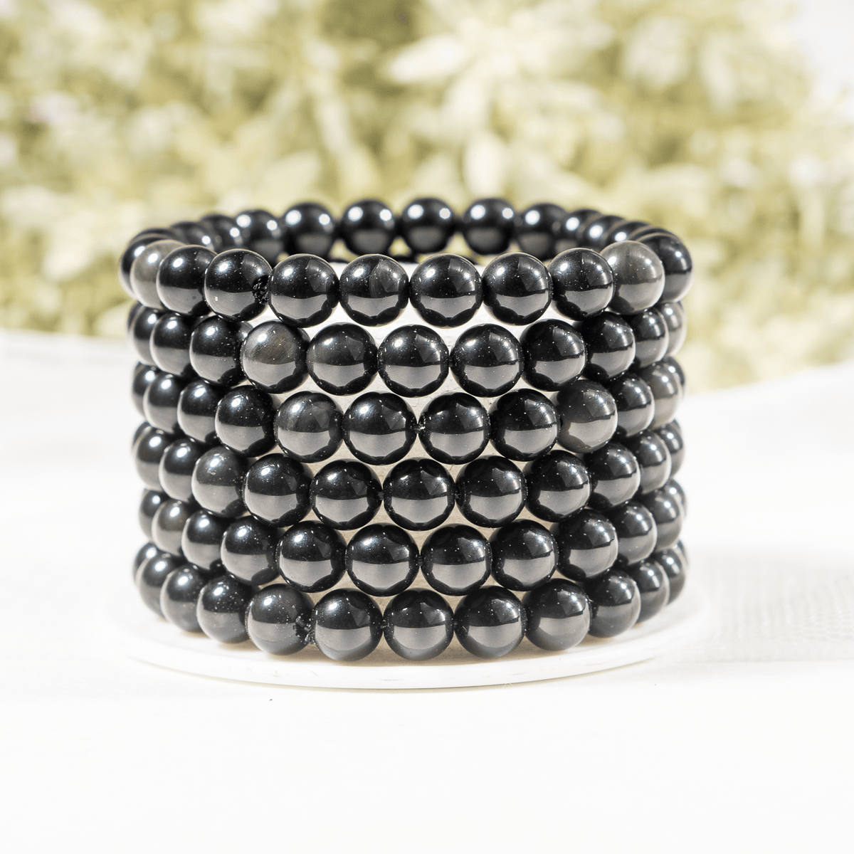 Black Obsidian Bracelet (Transformation and Clearing)  DestGlow