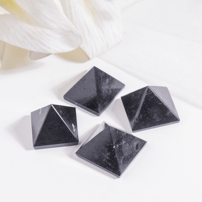 Black Tourmaline Pyramids (Promote Courage and Self-Confidence)