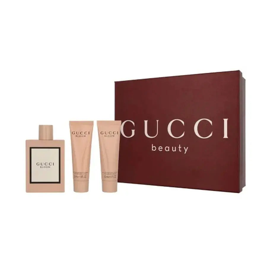 Bloom By Gucci For Women 3.3oz EDP 3pc Gift Set Spray by perfumesandrea