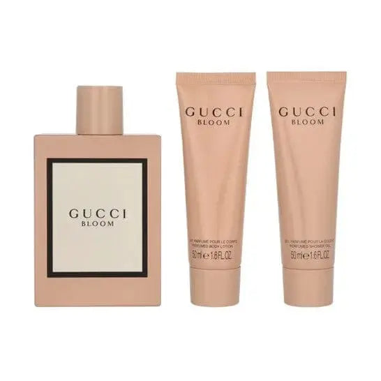 Bloom By Gucci For Women 3.3oz EDP 3pc Gift Set Spray by perfumesandrea