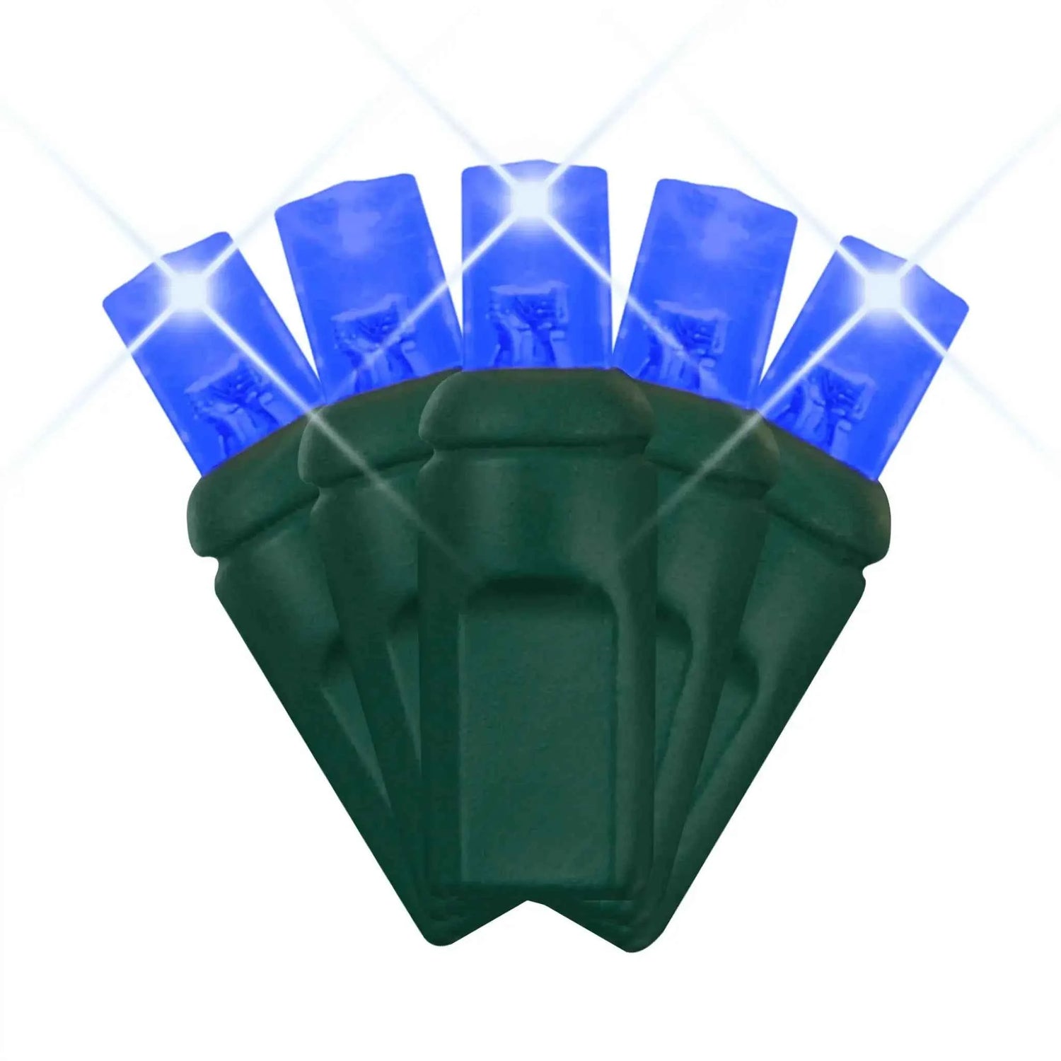 LED Mini Lights 5MM Blue Twinkle 6" Spacing