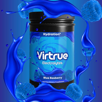 Blue Raspberry Electrolyte Hydration – Sugar-Free | Refreshing &amp; Rapid Rehydration Formula